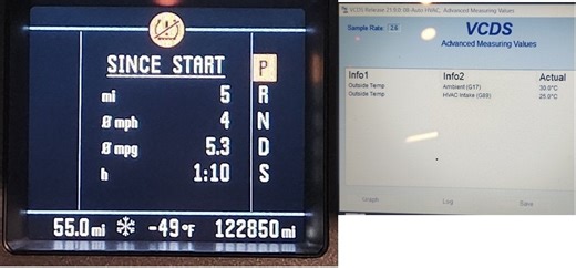 OTS Sensor Discrepancy causing HVAC havoc