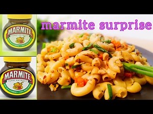 Marmite - Vegemite Pasta. No cheese, yet absolutely delicious. Surprise your family today !