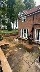 How amazing is this patio transformation? #Amazing #cleaning #homeimprovement #satisfying #jet | Almighty Shine