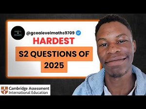 Hardest S2 (9709) Past Paper Questions 2025 | A level Math | SOLVED PAST PAPER QUESTIONS