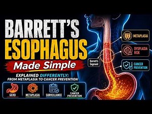 Esophagus Made Simple | Barrett’s Esophagus Explained Differently: From Metaplasia to Cancer Prevent