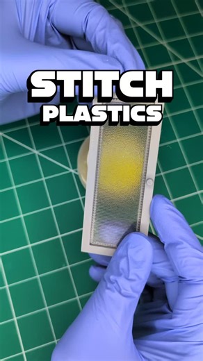 Tej Grewal on Instagram: "How to stitch two 3D printer materials? 🧵 That doesn't stick together 🤔. PLA - PETG or PLA - TPU are a few of the combinations that don't fuse 🙅‍♀️. #stem #3dprinter #technology #viral #reel"