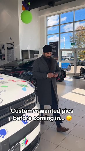 We promise the car looks just as good…😏 | Orangeville Hyundai