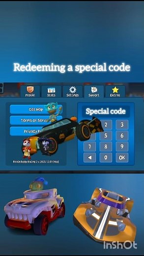 Reediming a code • Beach buggy racing 2 • Beach buggy racing 2 codes #beachbuggyracing2 #bbr2game