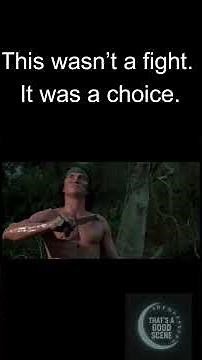 ✨ That’s A Good Scene ✨ Predator (1987) Billy takes a stand.