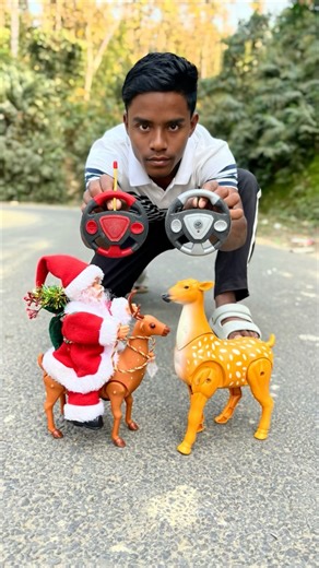 Remote Control Deer Vs Santa Wala Deer Unboxing 😛