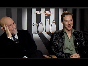 Benedict Cumberbatch & John Malkovich interview - PENGUINS OF MADAGASCAR