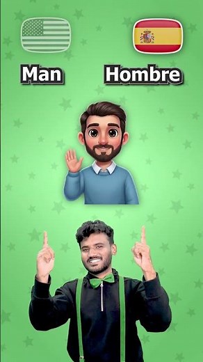 English To Spanish Basic Words 🇬🇧➡️🇪🇸 | Kids Learning 2D Animation