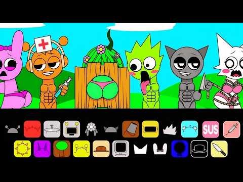 Incredibox Sprunki Sinner Edition But HUGEST GYATT OBESITY - Secret Mods | Cartoon Animation 1