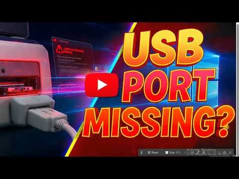 How to Fix Missing USB Printer Port on Windows 10