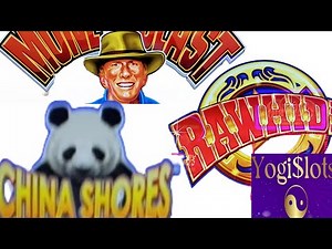 FUN PLAY on RAWHIDE, MONEY BLAST & CHINA SHORES Slot Machine!