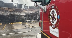 Early Monday morning fire destroys gas station on North Monroe