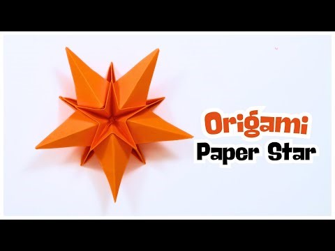 Easy 3D Origami Star (Single Sheet!) - DIY Paper Christmas Decoration