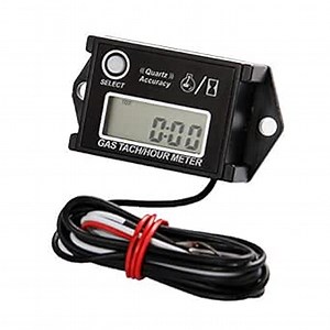 Inductive Tachometer Digital Hour Meter RPM Counter Resettable Hour Meters for Snowmobile Skis Motor Bike Go Kart Lawn Mower Boat
