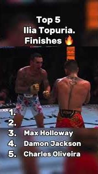 Top 5 Ilia Topuria Finishes That Shocked the UFC! 🥶