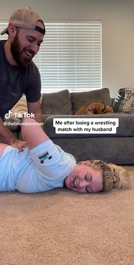 Husband and Wife Wrestling Comedy