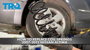 How to Replace Rear Coil Springs 2007-2012 Nissan Altima