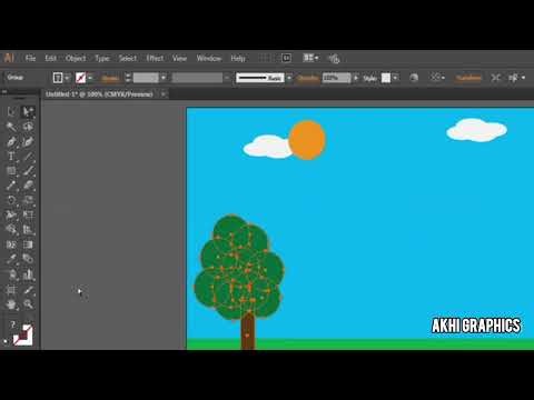 Ep 18 Adobe illustrator, grouping and expand