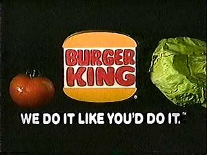 1989 Burger King Cheeseburger Deluxe TV ad