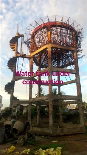 water tank construction #watertank #construction #steelbuildings water tank bottom slab process