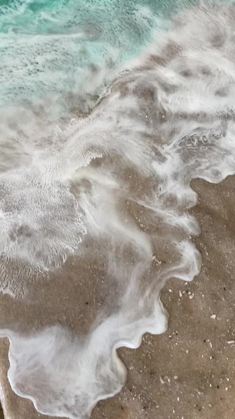 If you are interested in seeing how i create my resin beach waves, then check out my YouTube Channel (Sue Findlay) #resinbeach #beachvibes #beachart