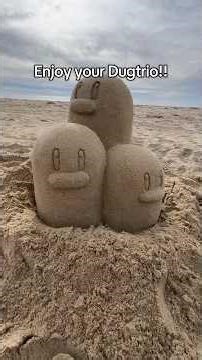 How to make Dugtrio at the beach