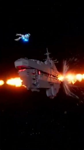 Space Mech Battle! Sora Destroys AlienWarship | Real-Time Sci-Fi Footage #shorts