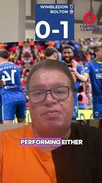 Bolton 1-0 AFC Wimbledon | Blackett-Taylor’s Debut Strike Seals Vital Win #premierleague