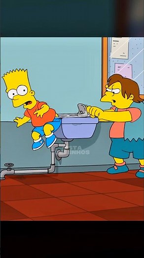 NELSON ERA IMPARÁVEL!? #simpsons #shorts
