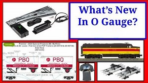 New O Gauge Products For - Menards Track, MTH Electric Trains, and More!