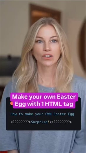 Asif | Web Developer | 🤟 200k 🎯 on Instagram: "So, you’ve heard of Easter Eggs - but have you ever wondered how to make your own? Im going to show you how with just one HTML tag! So in other words, on the left is what you see normally, and on the right is what you see with JavaScript disabled, revealing the hidden message. By @aniakubow . . Here’s how to do it! Inside your HTML, drop in this code. <noscript>Surprise!</noscript> This message will only appear if JavaScript is turned off. Try add