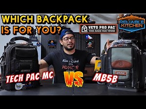 VETO Backpack Face Off / MB5B vs Tech Pac MC