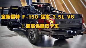 汽车：全新福特 F-150 猛禽 3.5L V6 | 超高性能皮卡车
