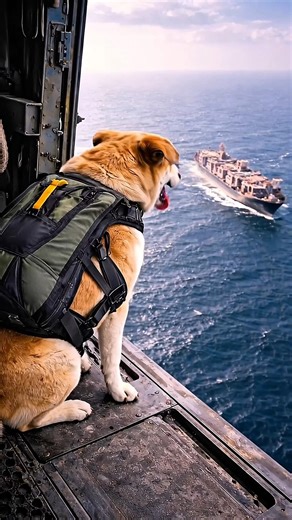 Dog Saves ShipCrew From Explosion - Rescue story #dog #goldenretriever #rescue