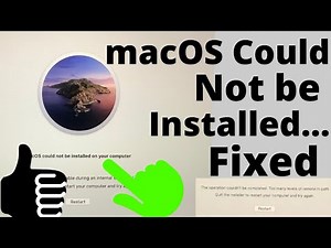 [100%] macOS Could Not Be installed on Your computer fixed on MacBook Pro Air/ iMac: Big Sur