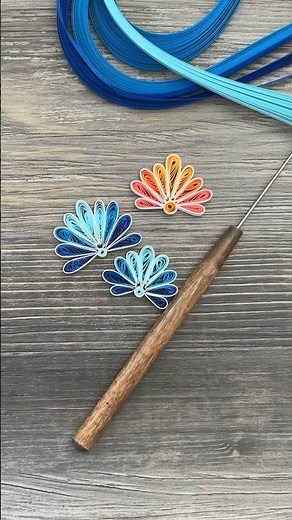 Super simple quilling paper seashells | Full video with all the steps is up now! #art