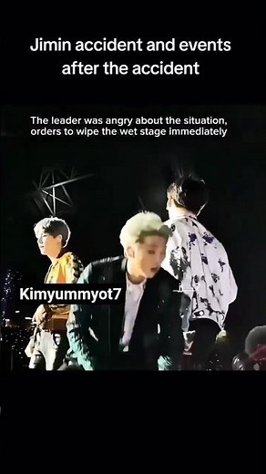 RM was angry because of the incident happened with Jimin, Jimin Stage accident 🥺 #jimin