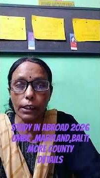 Study In Abroad 2026: UMBC, Details .