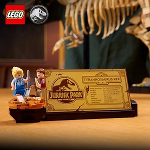 356 reactions · 12 shares | Construct the exclusive LEGO Jurassic World Dinosaur Fossils: Tyrannosaurus rex set. | LEGO | Facebook