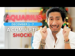 Aquarius 😳 This Message Was Not Supposed to Reach You…December 1-7 Weekly Tarot Card Reading