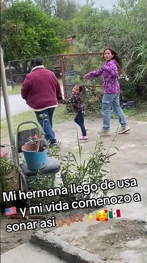 The thrill of seeing your sister again after so long