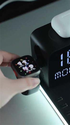 Techflexify - 7 in 1 Wireless Charging Station with LED Night Light