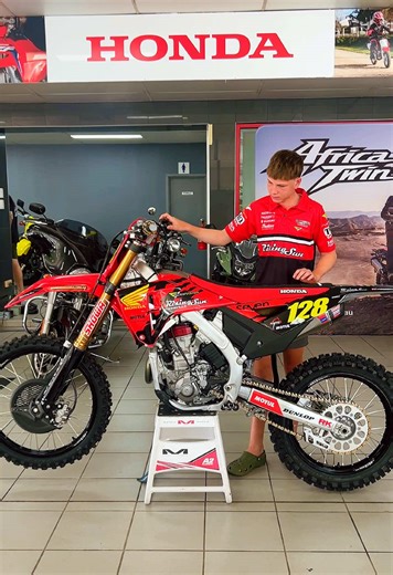 Blake Thompson's Honda CRF250R Retro Vibes