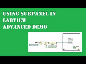Using Subpanel in LabVIEW Part 2