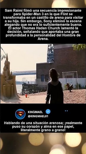 Durante el rodaje de Spider-Man 3 (2007), Sam Raimi eliminó esta escena.