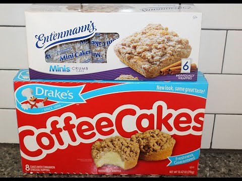 Entenmann’s Crumb Cake vs Drake’s Coffee Cakes – Blind Taste Test & Review