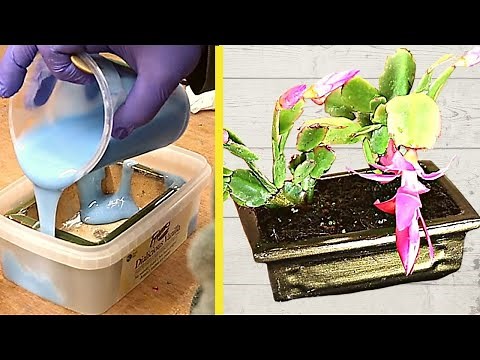How to Make a Silicone Mould of a Plant Pot