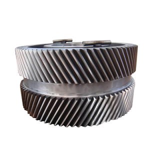 [Hot Item] Densen Customized Steel Casting Ring Gear for Chemical Industry, Ring Gear for Cement Mixer