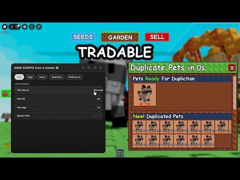 HOW TO DUPE PETS IN GROW A GARDEN (TRADABLE) HOW TO DUPLICATE PETS IN GROW A GARDEN ROBLOX