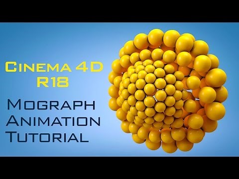 Cinema 4D R18 Mograph Animation Tutorial